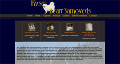 Desktop Screenshot of kyserbearrsamoyeds.ca